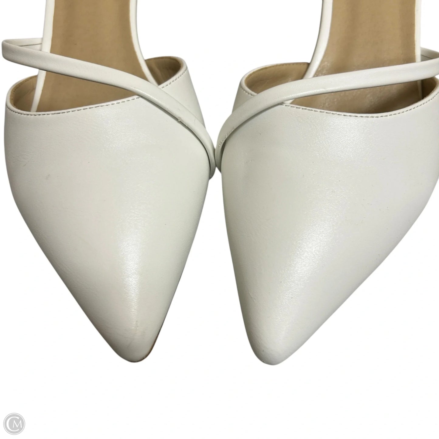 Shoes Heels Kitten By Didifu In White, Size: 9