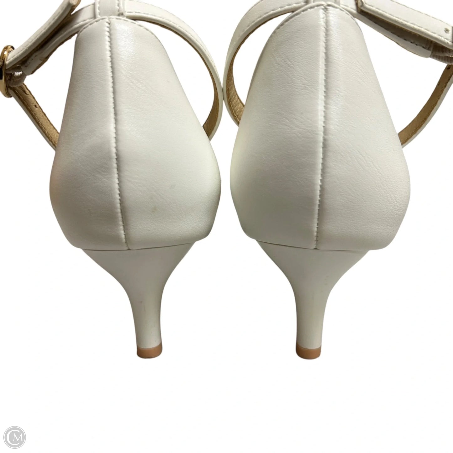 Shoes Heels Kitten By Didifu In White, Size: 9