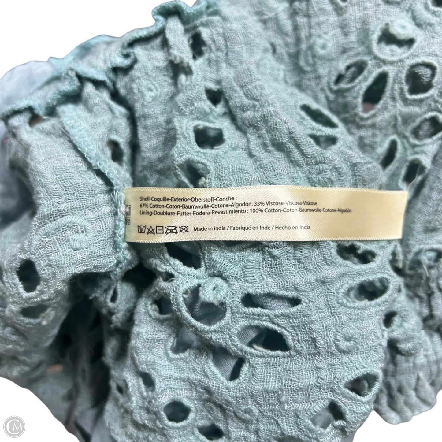 Top Sleeveless By Free People In Aqua, Size: S