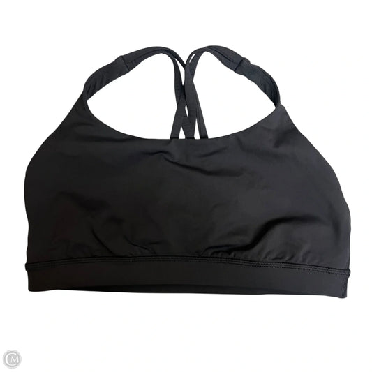 Athletic Bra By Lululemon In Black, Size: M