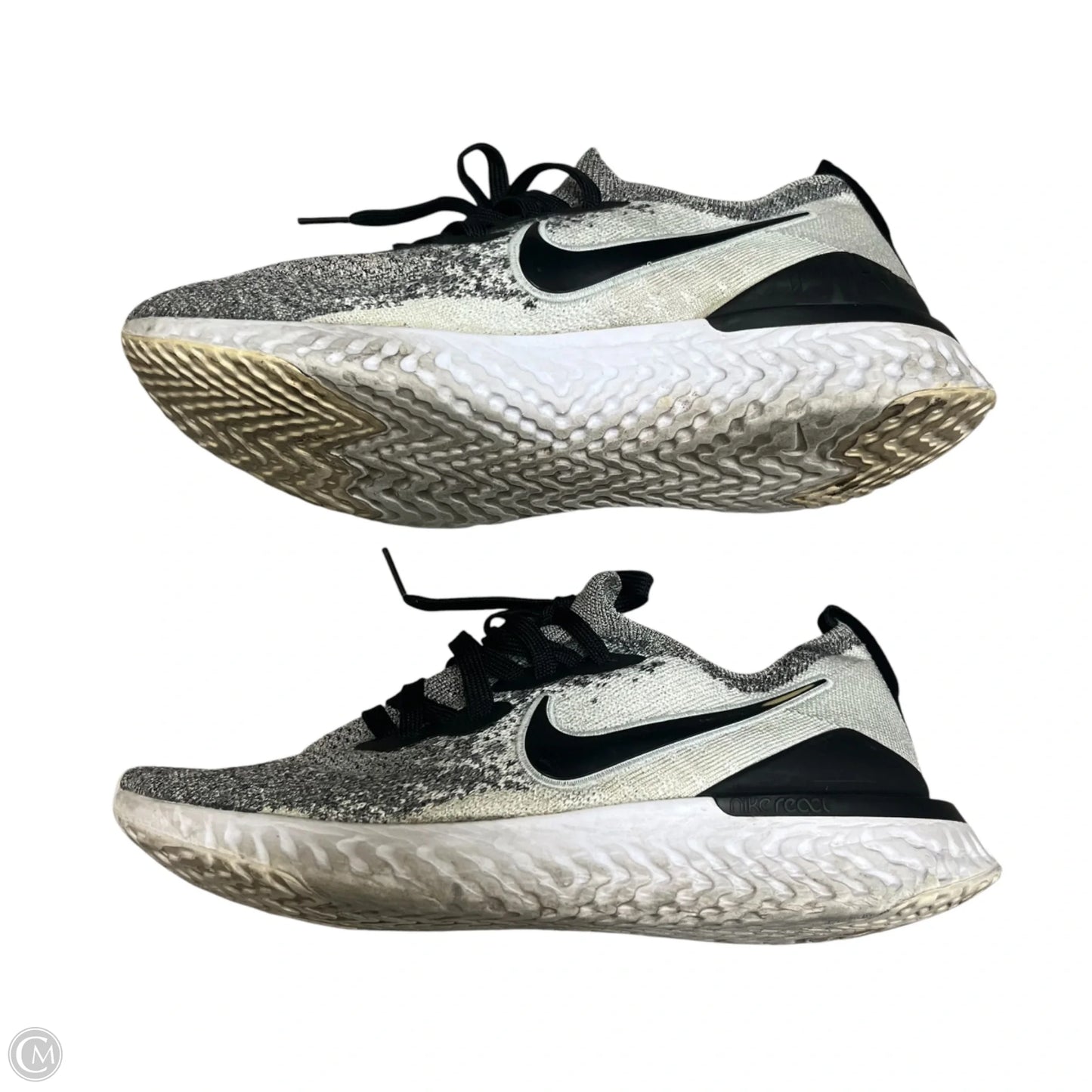 Shoes Athletic By Nike In Black & Grey, Size: 8.5
