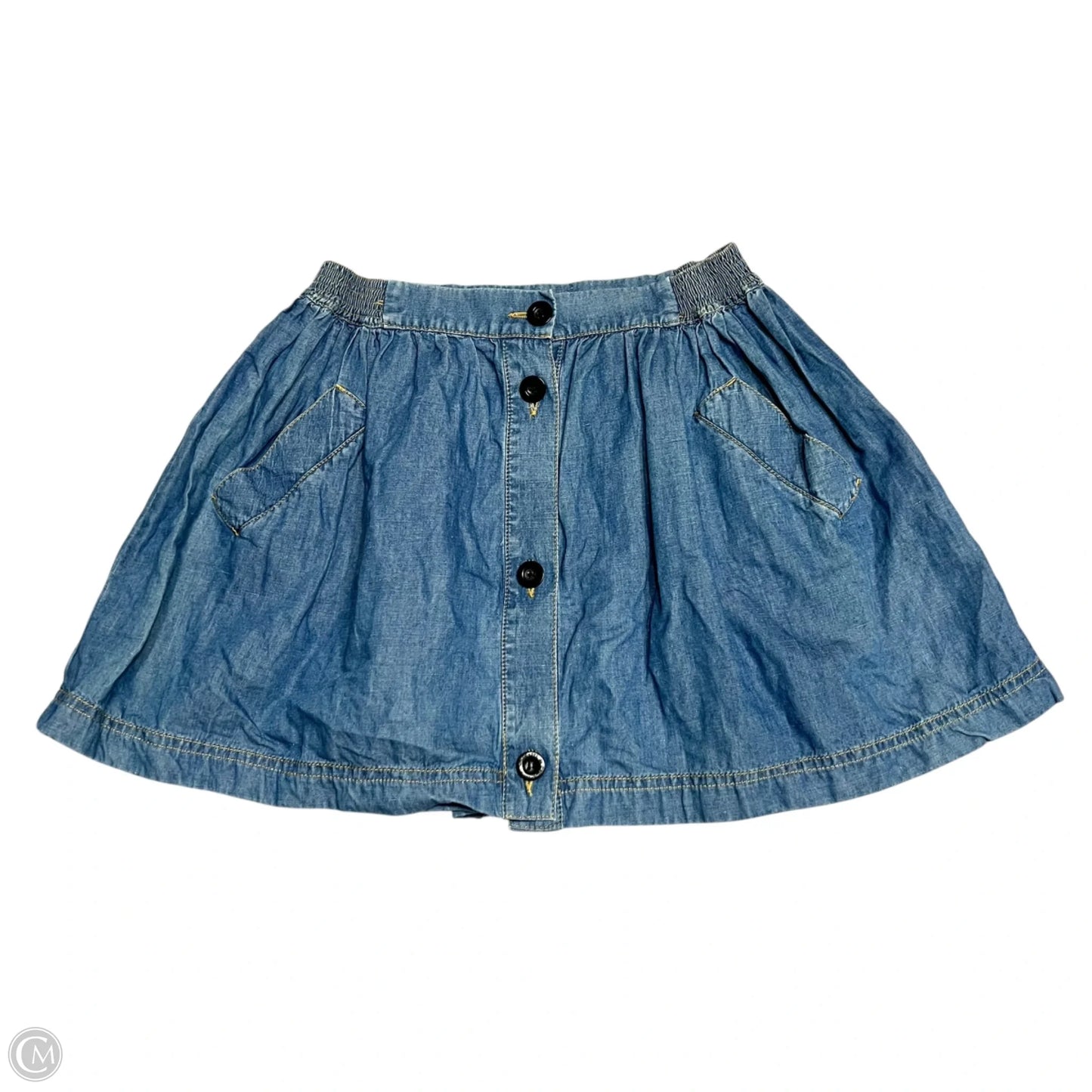 Skirt Designer By See By Chloe In Blue Denim, Size: 2