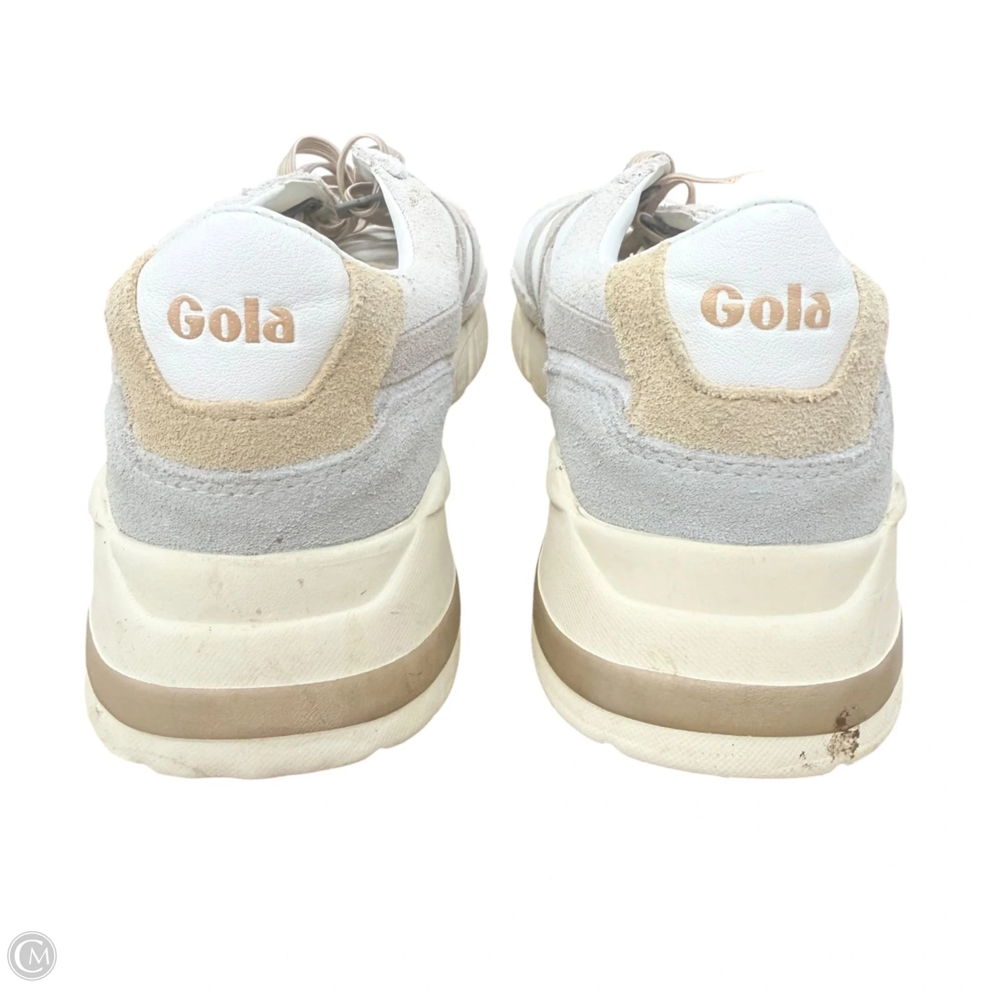 Shoes Sneakers By Gola In Grey & White, Size: 7