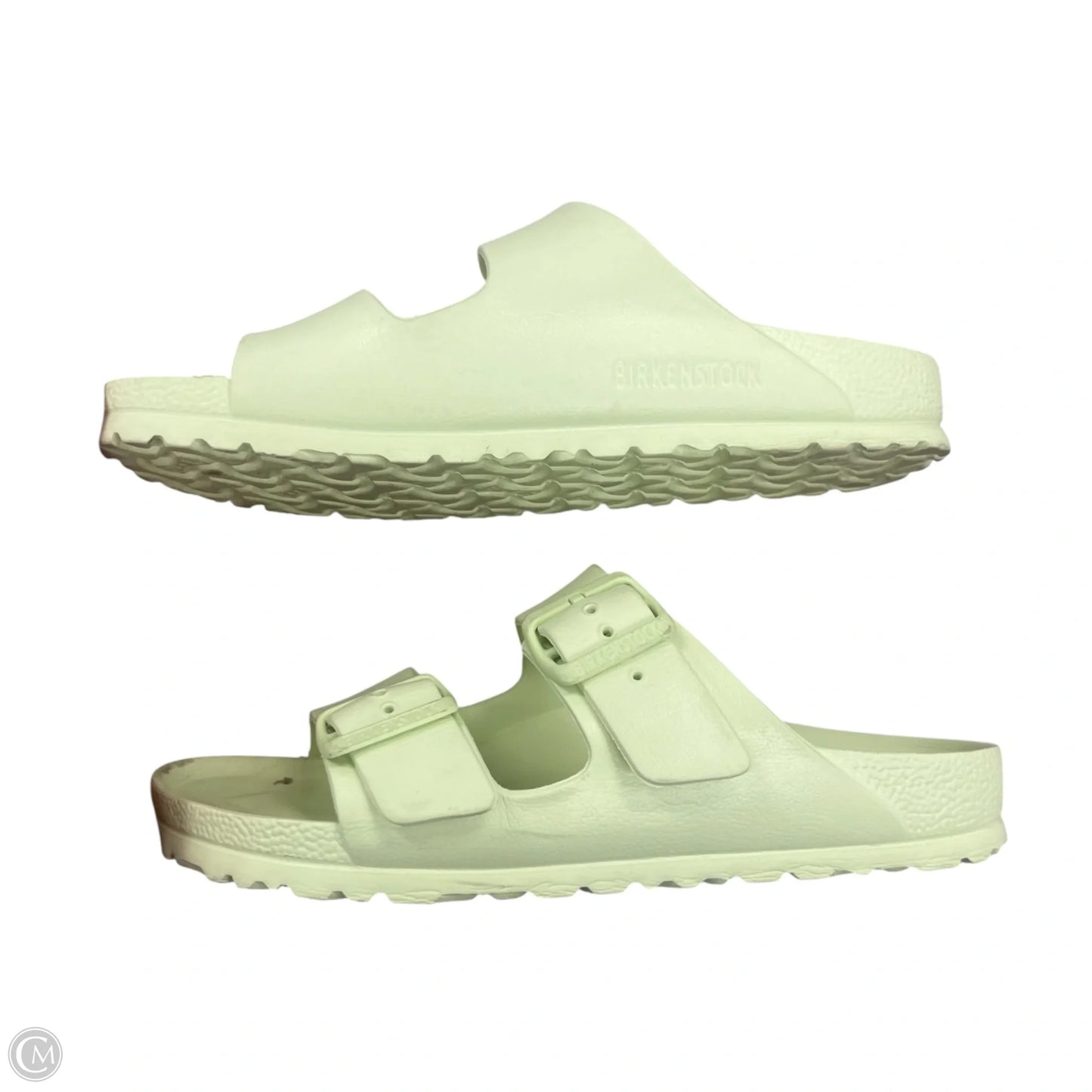 Sandals Flats By Birkenstock In Green, Size: 6
