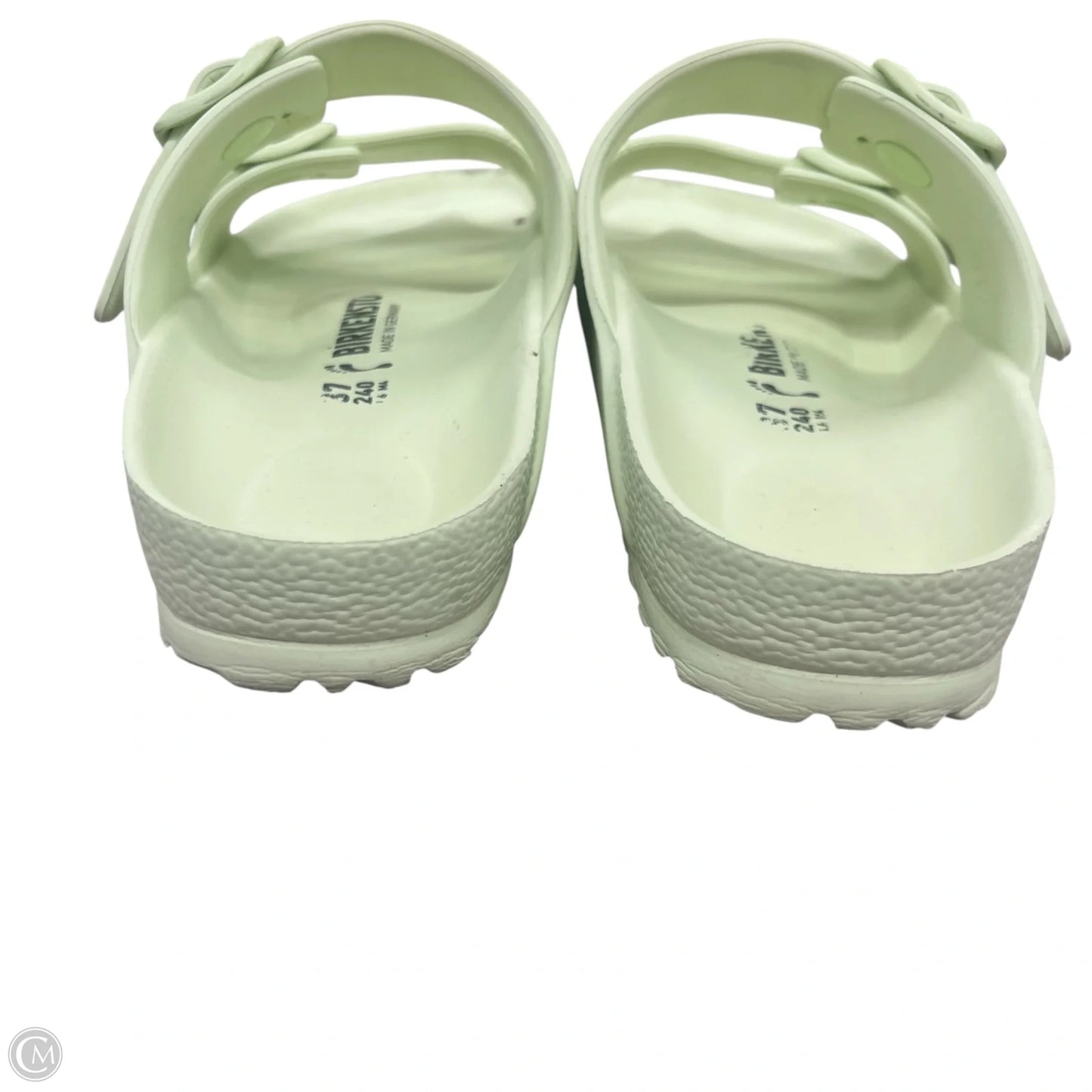 Sandals Flats By Birkenstock In Green, Size: 6