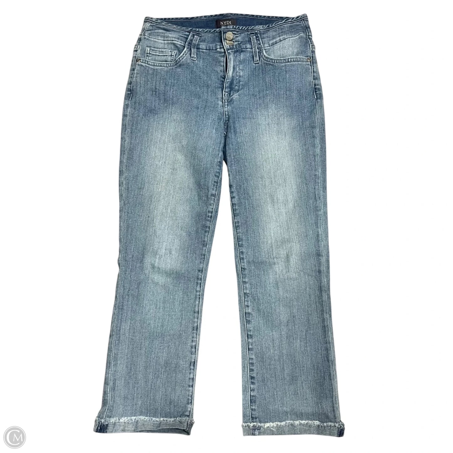 Jeans Cropped By Not Your Daughters Jeans In Blue Denim, Size: 4
