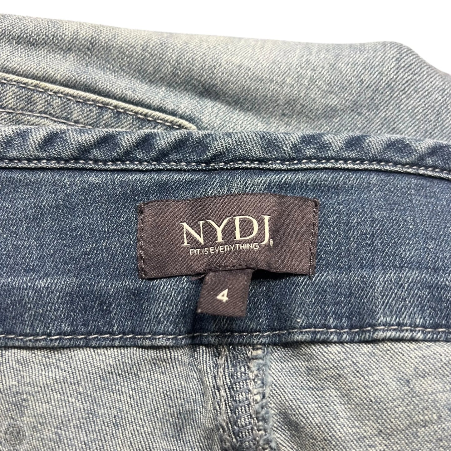 Jeans Cropped By Not Your Daughters Jeans In Blue Denim, Size: 4