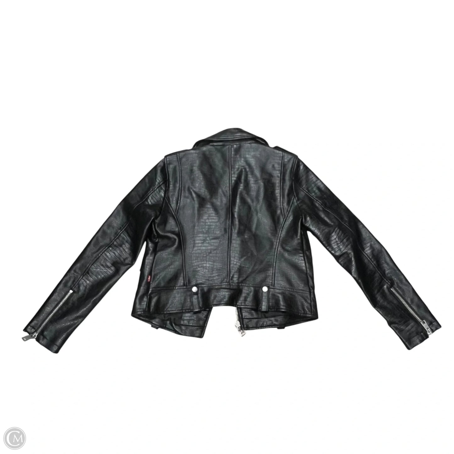 Jacket Moto By Levis In Black, Size: S