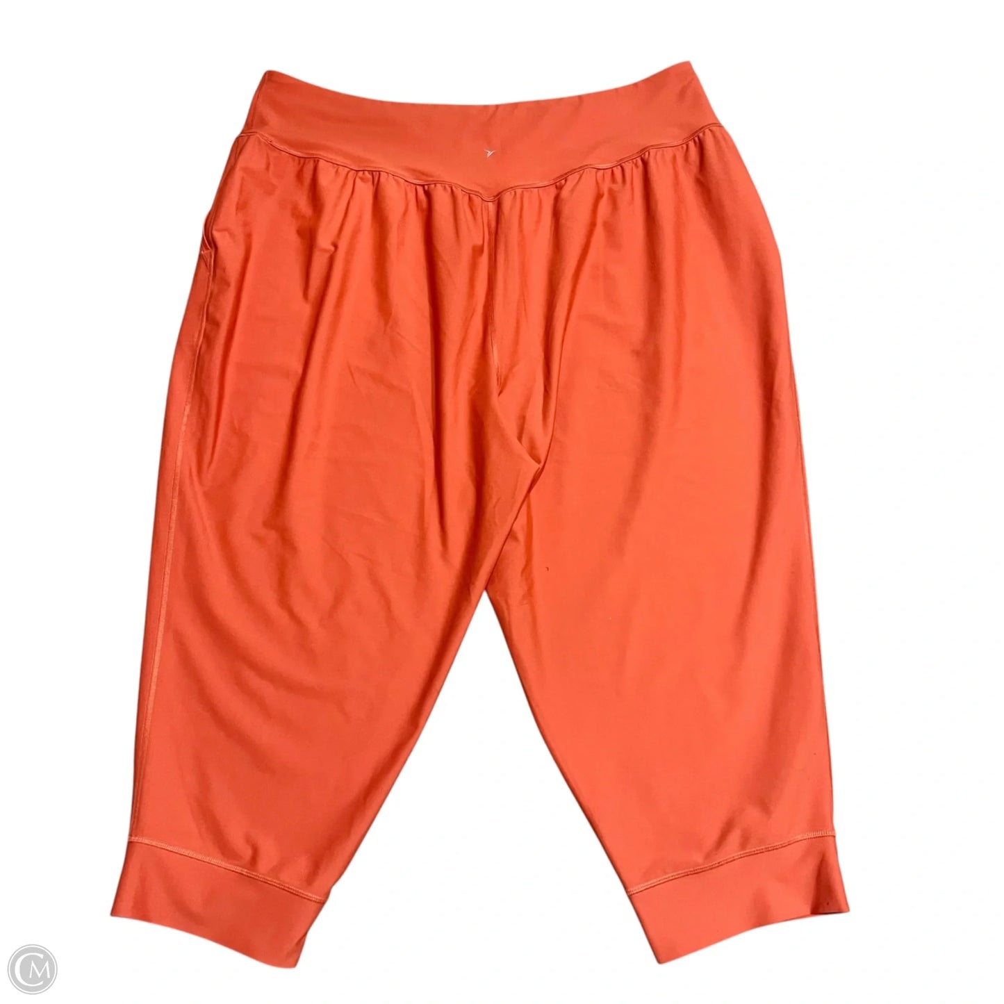 Athletic Capris By Old Navy In Orange, Size: 3x