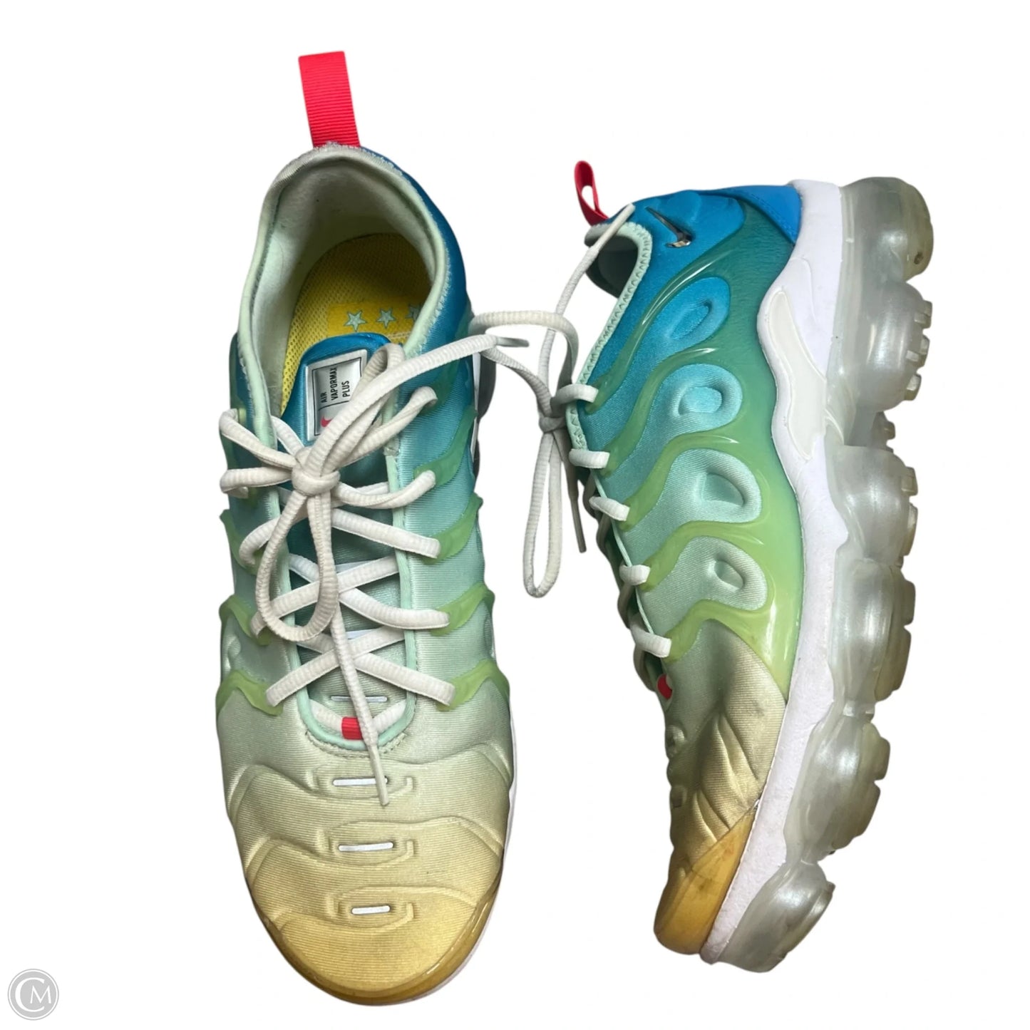 Shoes Athletic By Nike In Green & Yellow, Size: 10