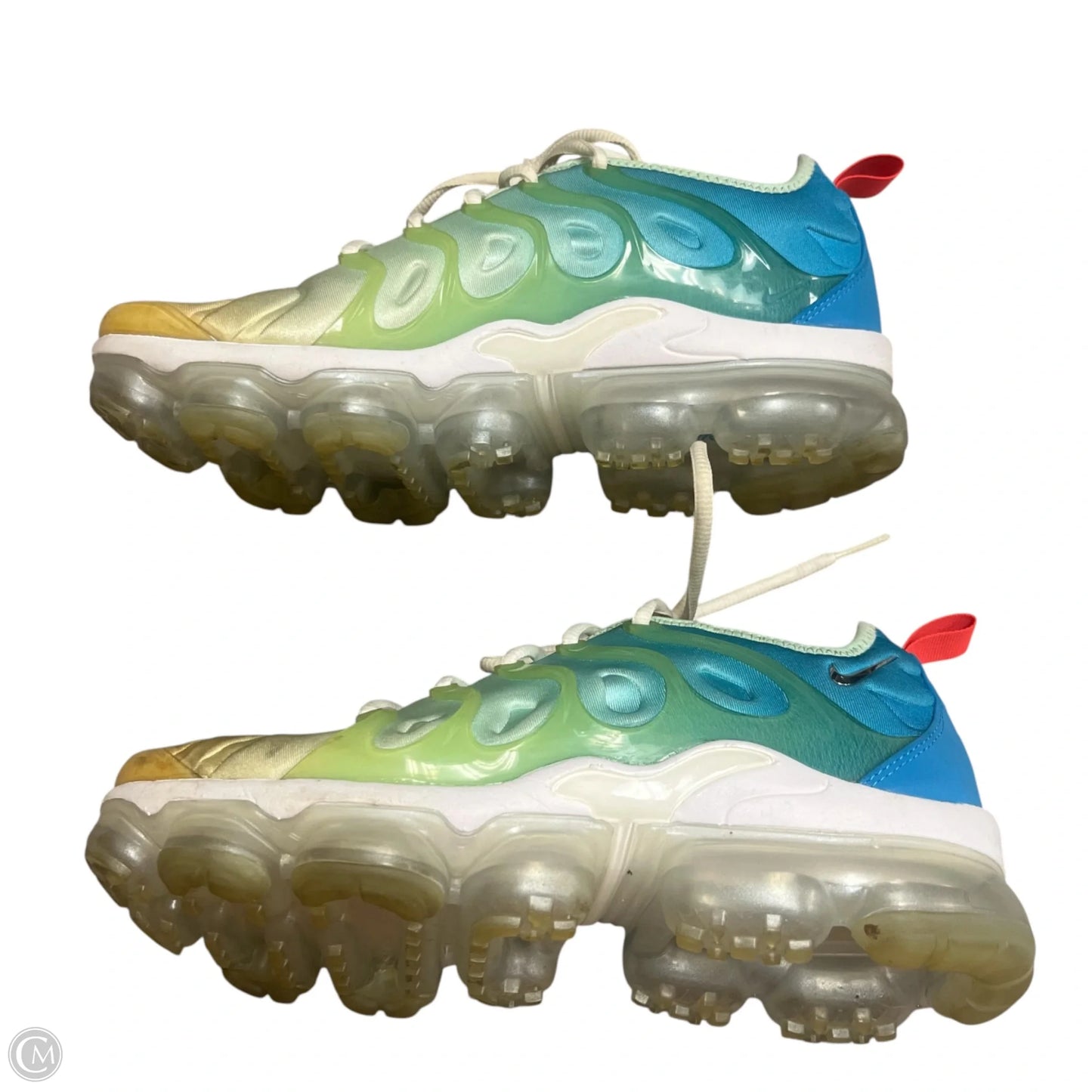 Shoes Athletic By Nike In Green & Yellow, Size: 10
