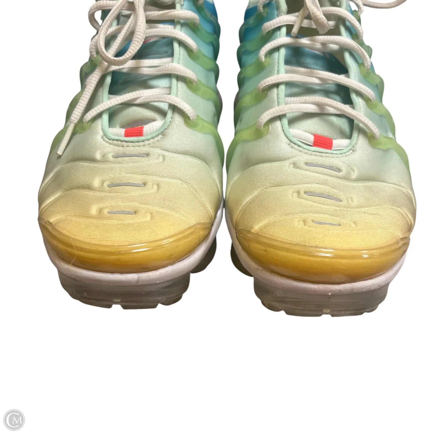 Shoes Athletic By Nike In Green & Yellow, Size: 10