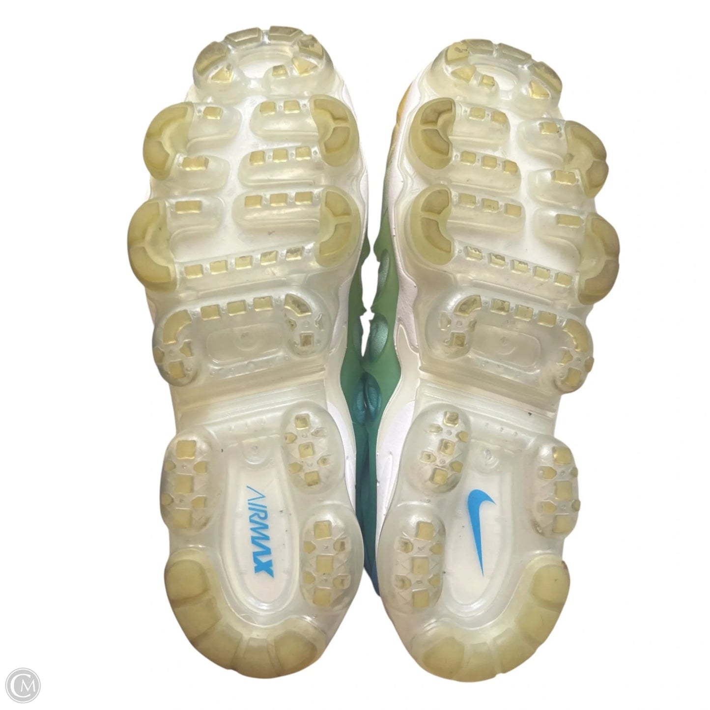 Shoes Athletic By Nike In Green & Yellow, Size: 10