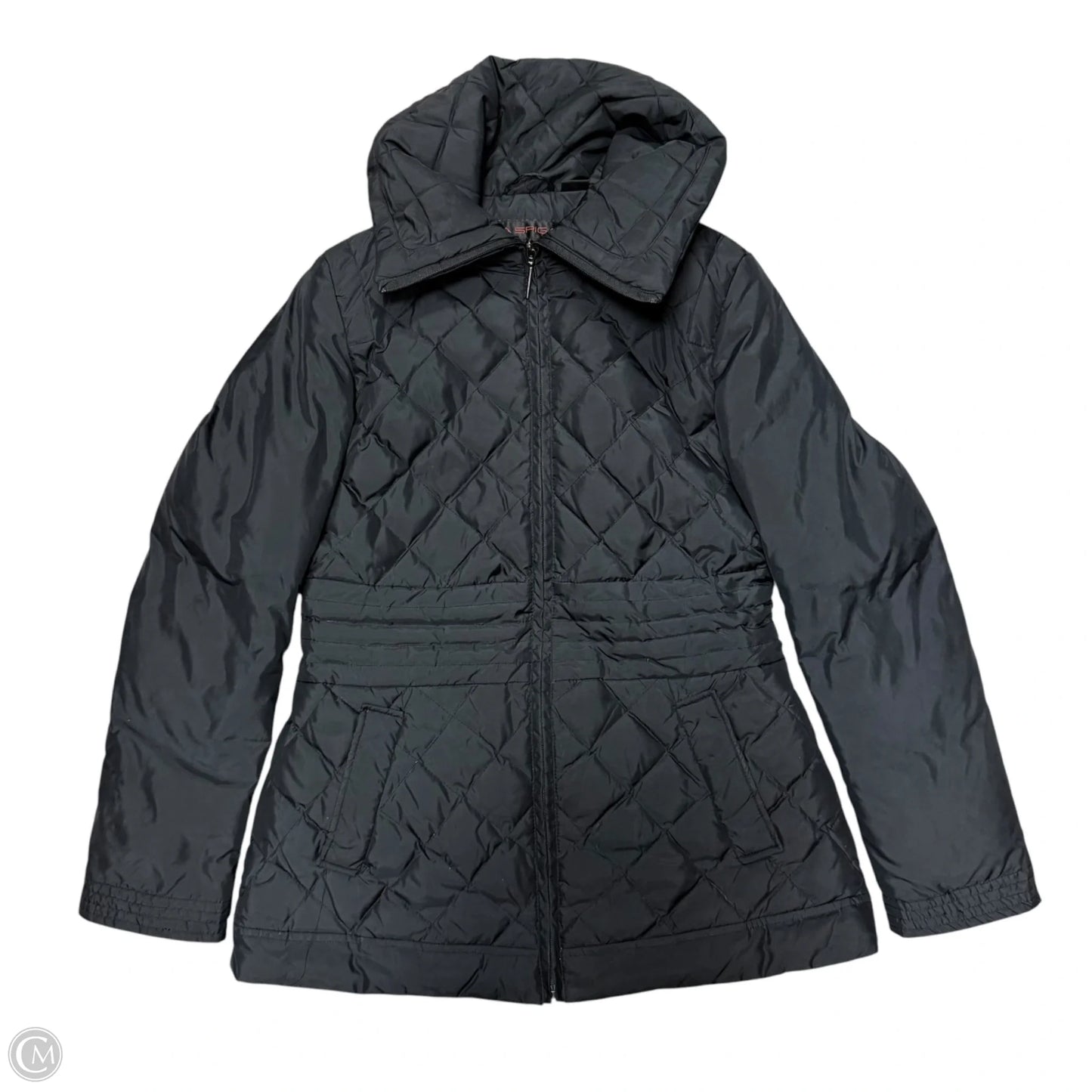 Jacket Puffer & Quilted By Via Spiga In Black, Size: S