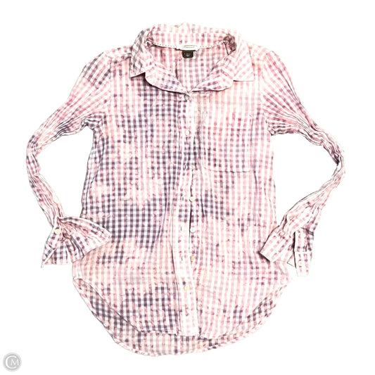 Top Long Sleeve By Pilcro In Purple, Size: Xs