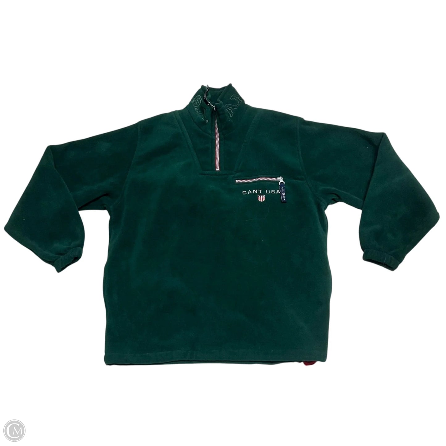 Jacket Faux Fur & Sherpa By Gant In Green, Size: S