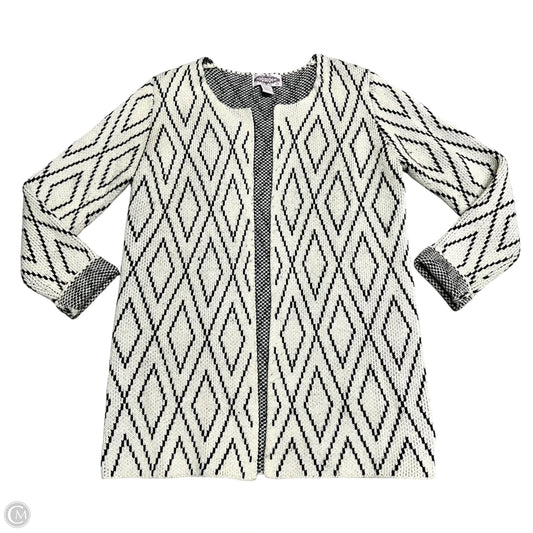 Cardigan By Oliver In Black & Cream, Size: S