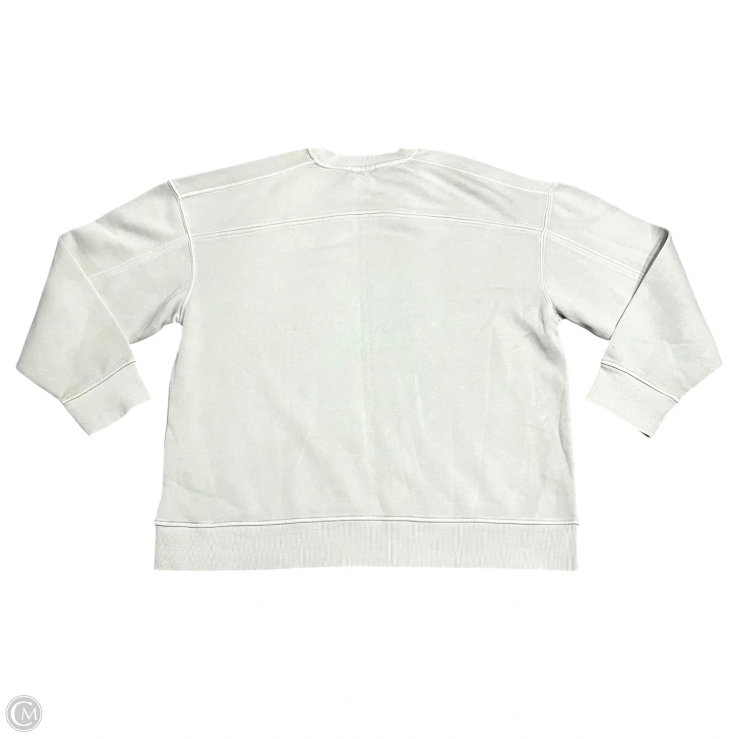 Sweatshirt Crewneck By Zara In Grey, Size: L