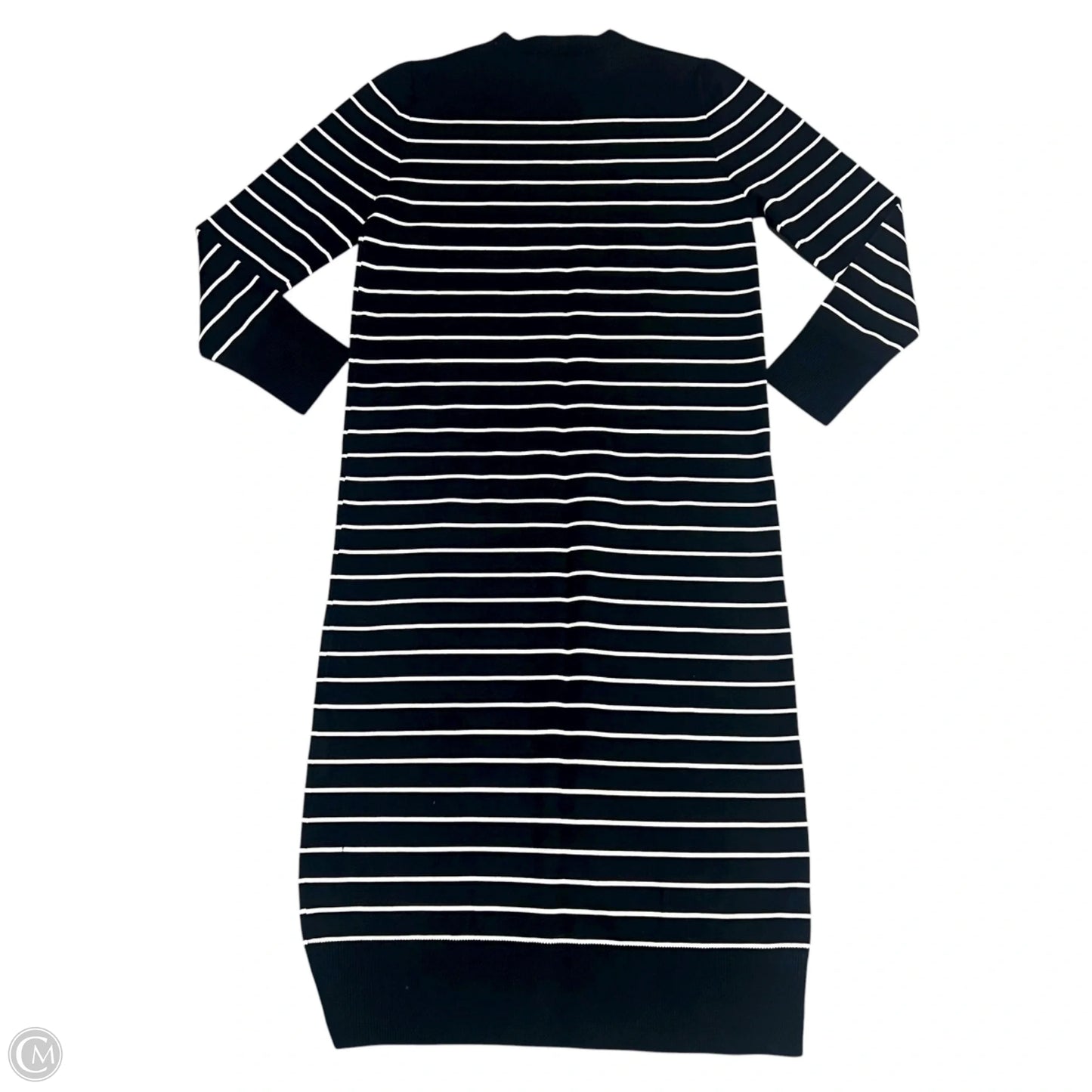 Dress Sweater By Zara In Black & White, Size: M