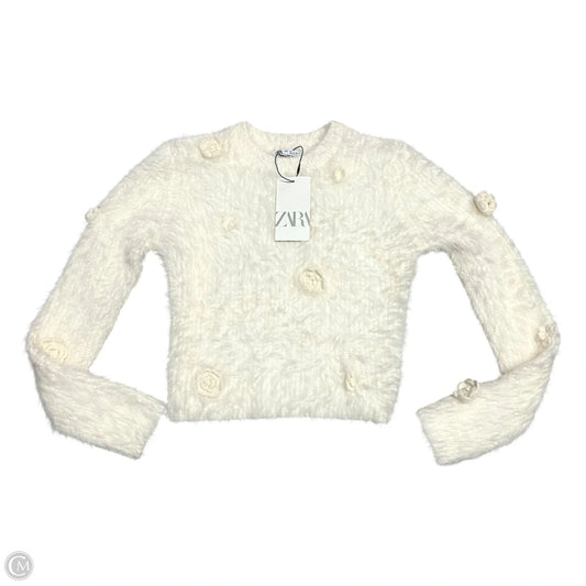 Sweater By Zara In Cream, Size: L