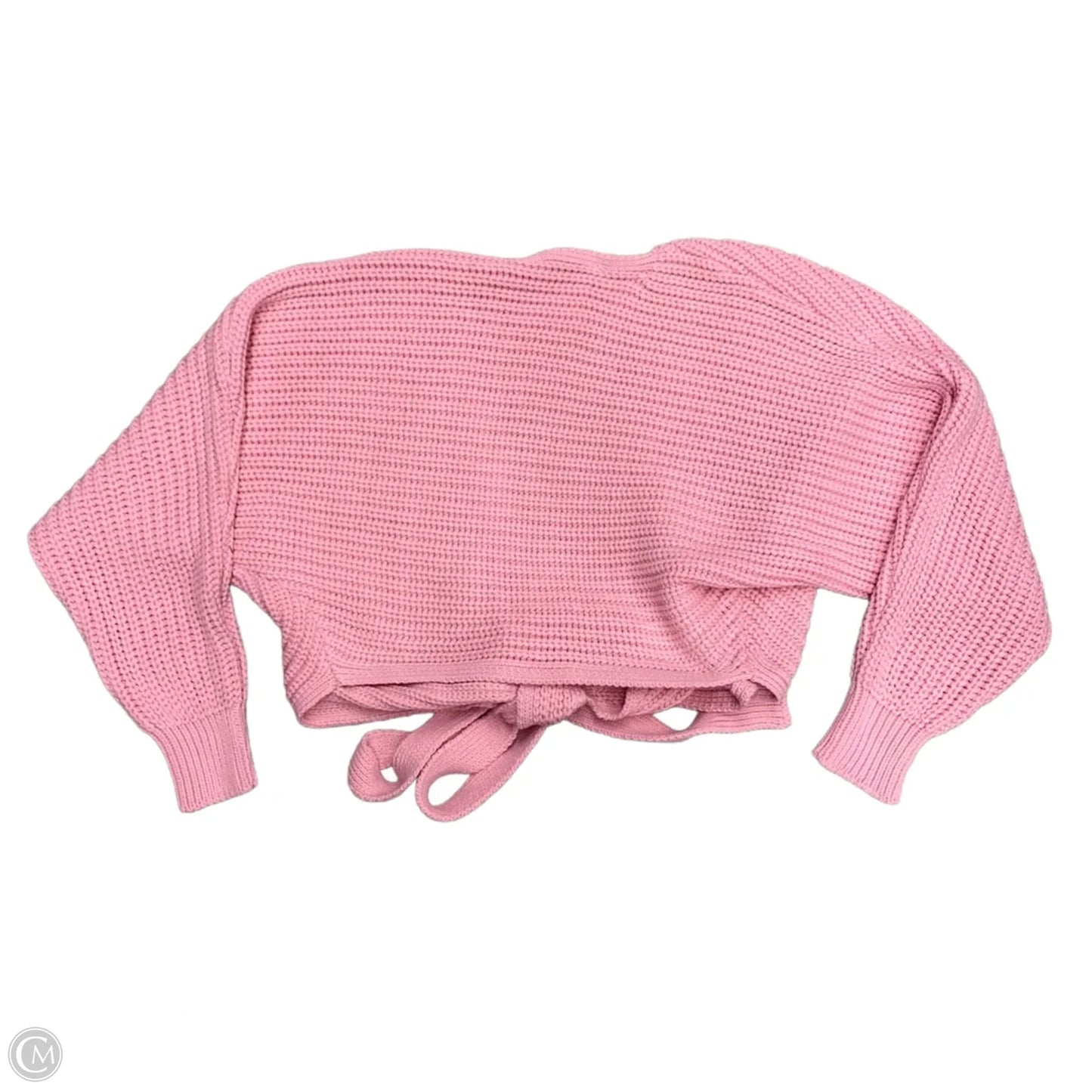 Sweater Cardigan By Zara In Pink, Size: M