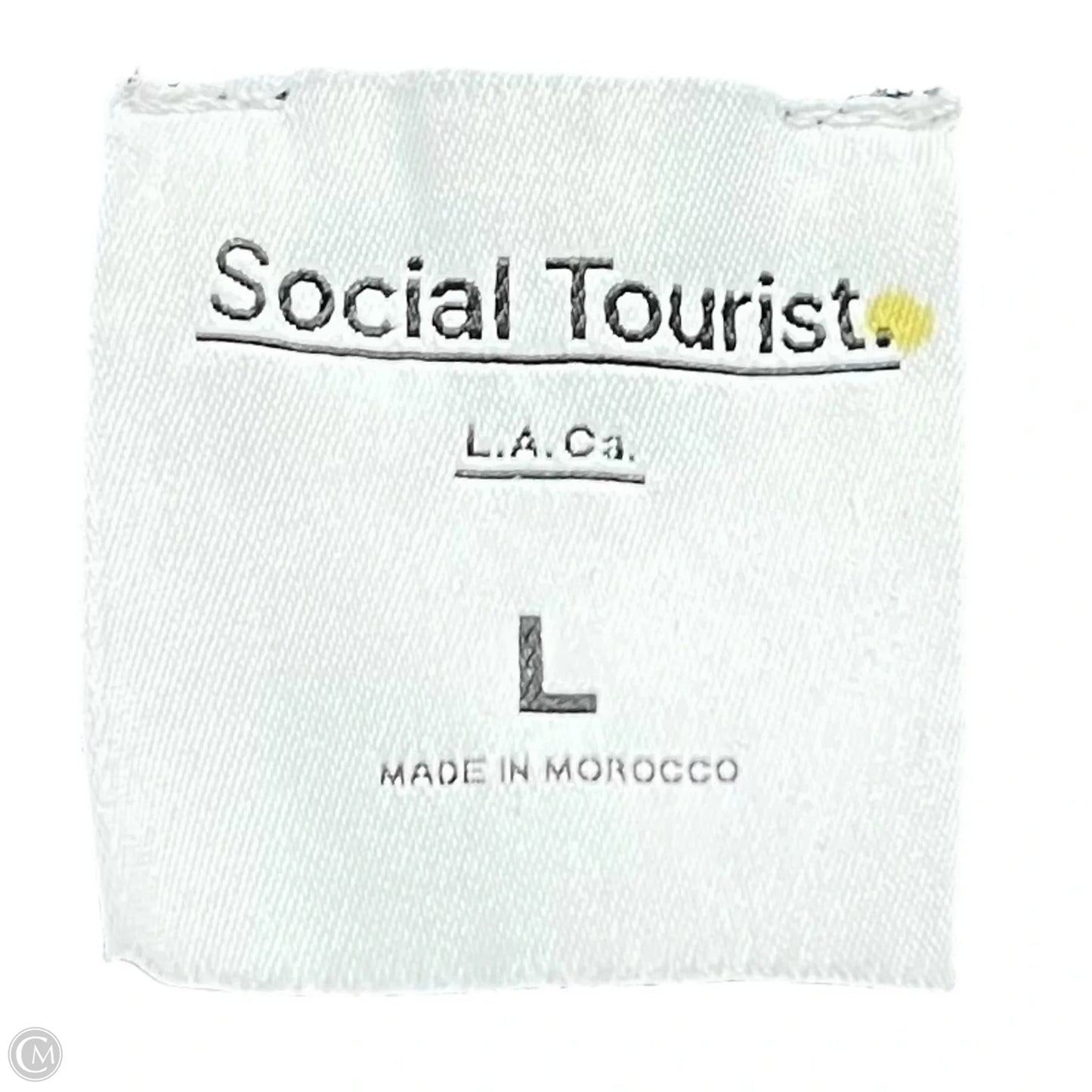 Skirt Maxi By Social Tourist In Black Denim, Size: L