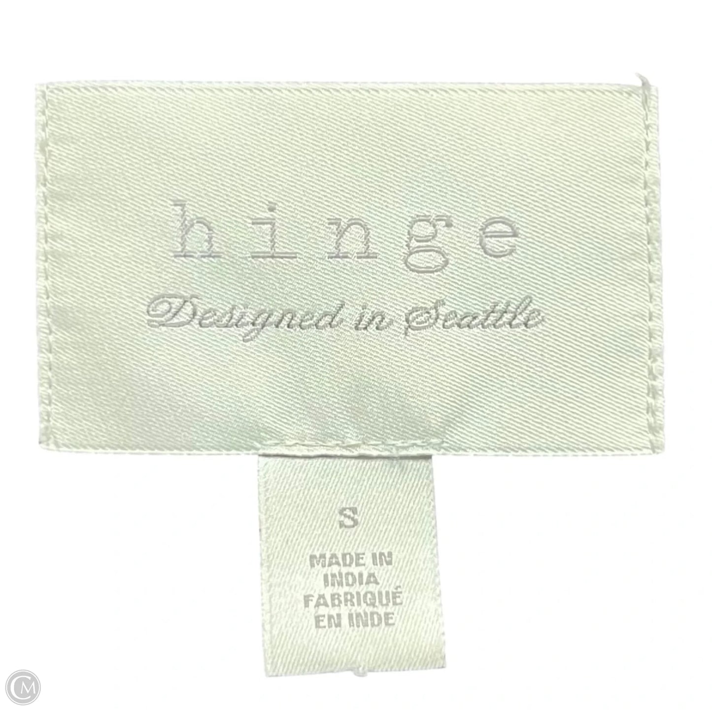 Jacket Leather By Hinge In Brown, Size: S