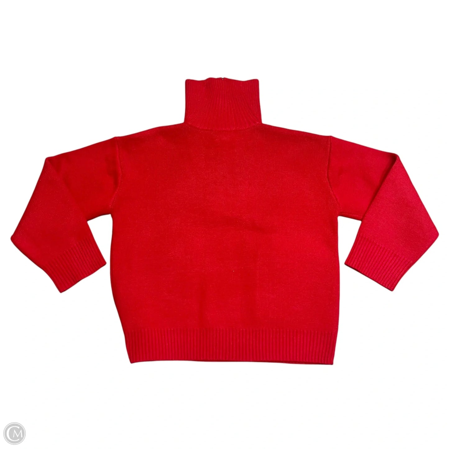 Sweatshirt Collar By Anthropologie In Red, Size: M