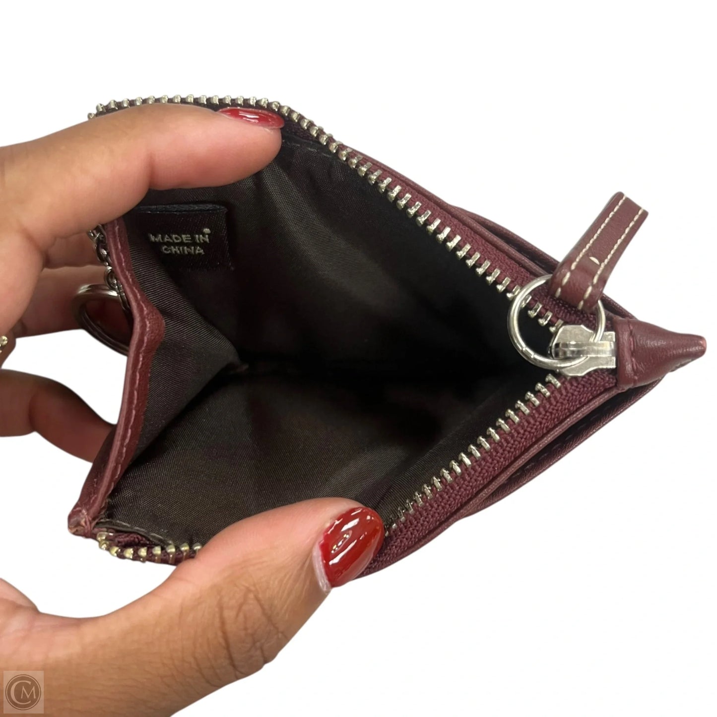 Coin Purse Designer By Coach, Size: Large