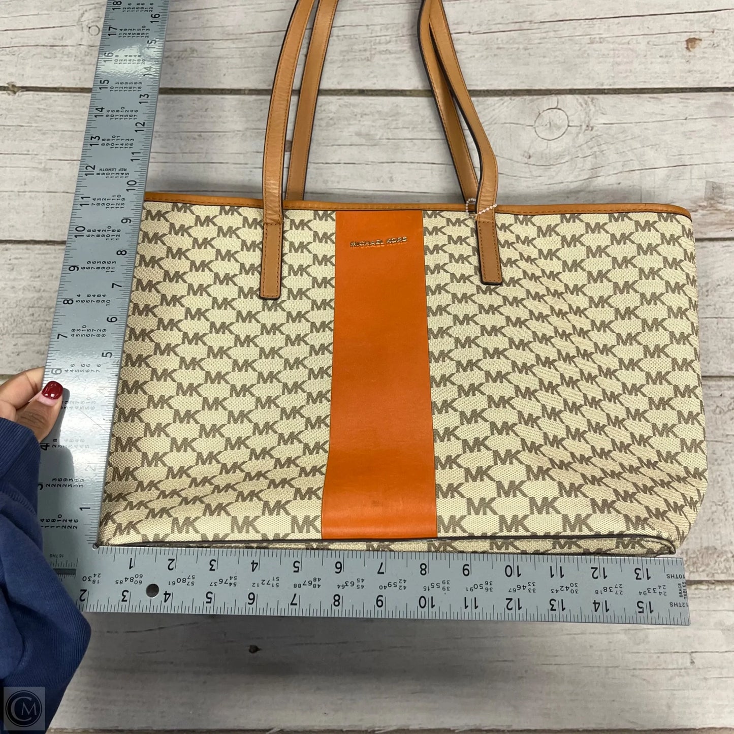 Tote Designer By Michael Kors, Size: Large