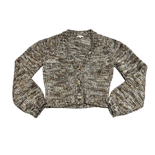 Sweater By Z Supply In Brown & Cream, Size: S