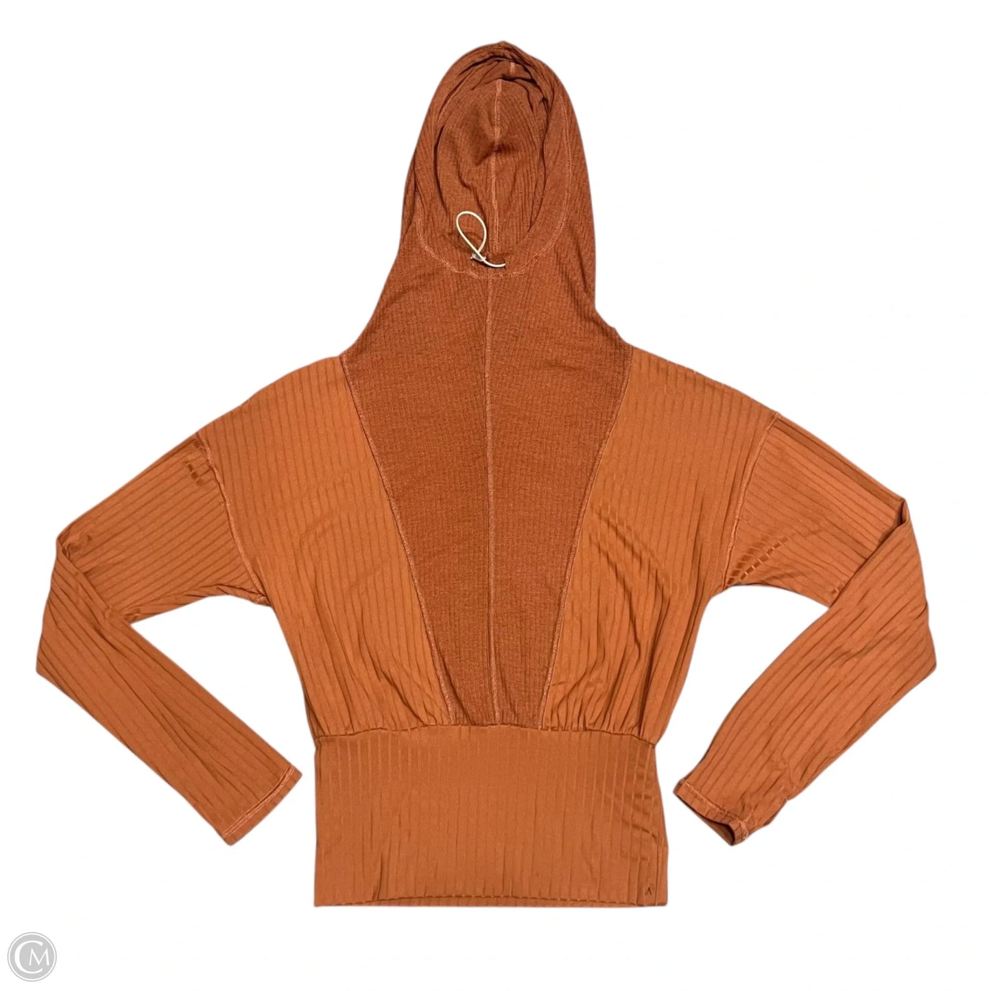 Athletic Sweatshirt Hoodie By Free People In Orange, Size: S