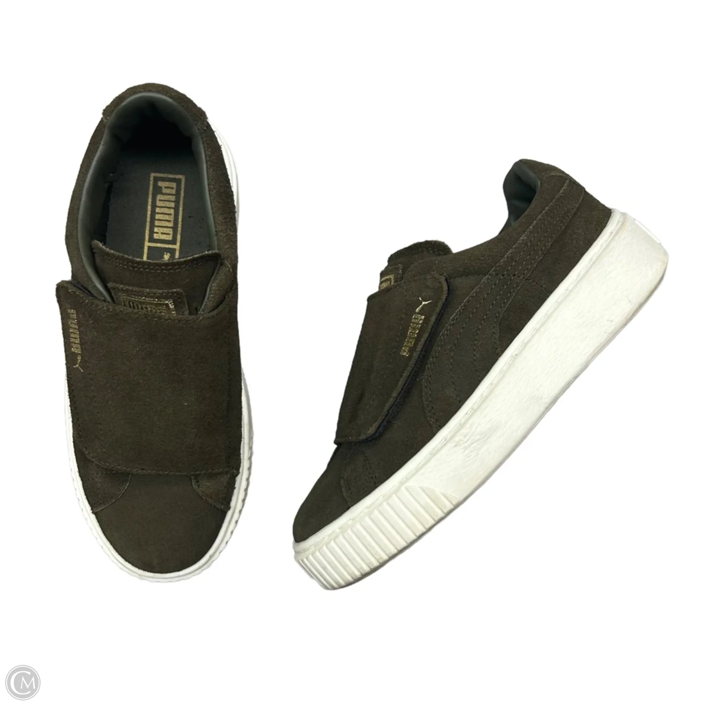 Shoes Sneakers By Puma In Green, Size: 6