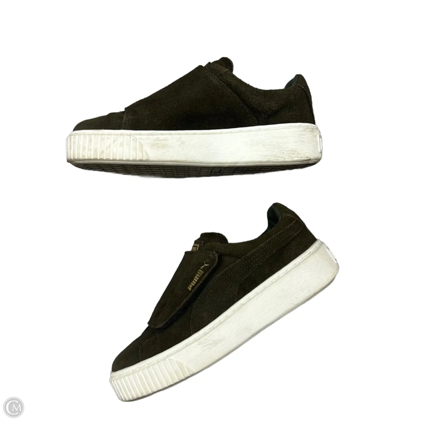 Shoes Sneakers By Puma In Green, Size: 6