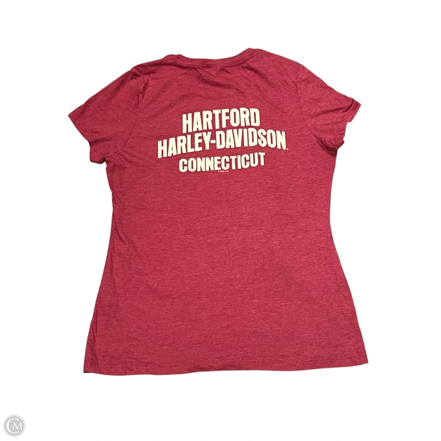 Top Short Sleeve By Harley Davidson In Red, Size: M