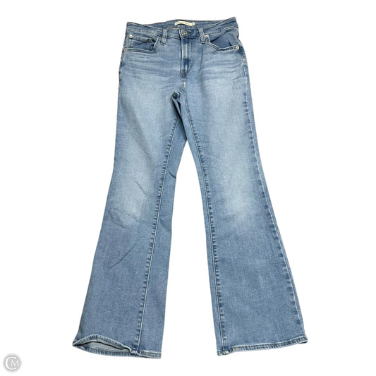 Jeans Boot Cut By Levis In Blue Denim, Size: 4