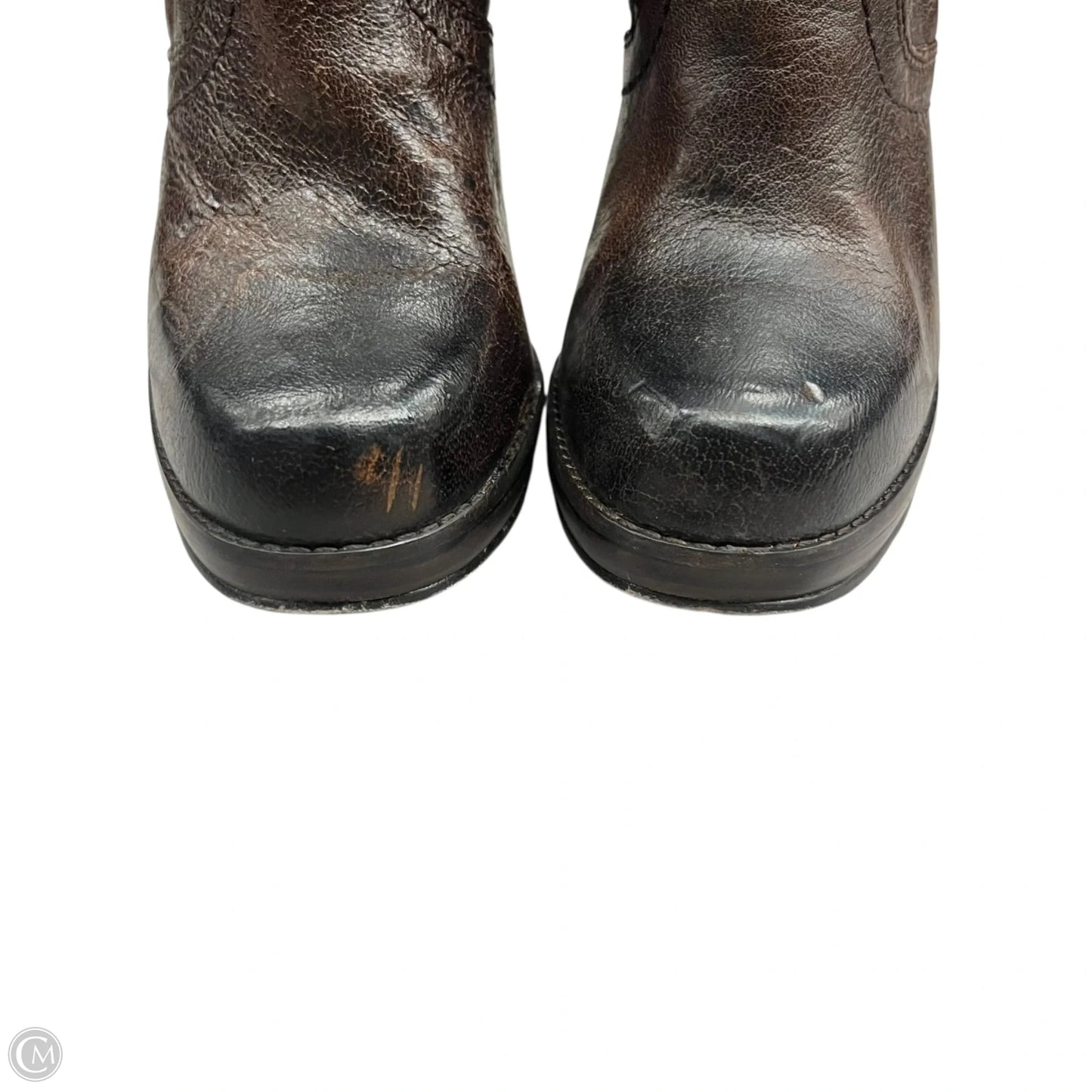 Boots Designer By Frye In Brown, Size: 8.5