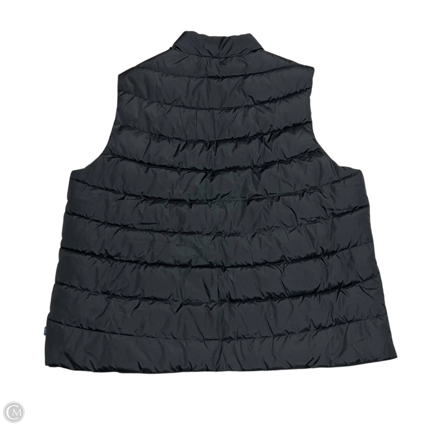 Vest Faux Fur & Sherpa By Gap In Black, Size: 2x