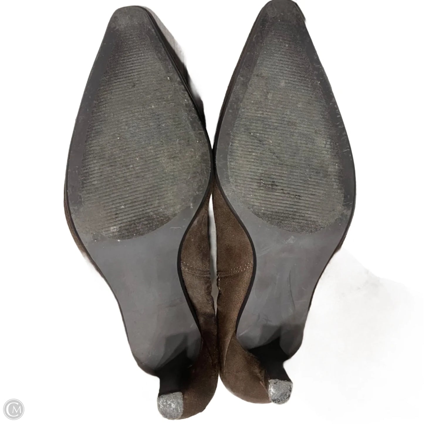 Boots Knee Heels By Bella Vita In Brown, Size: 7.5