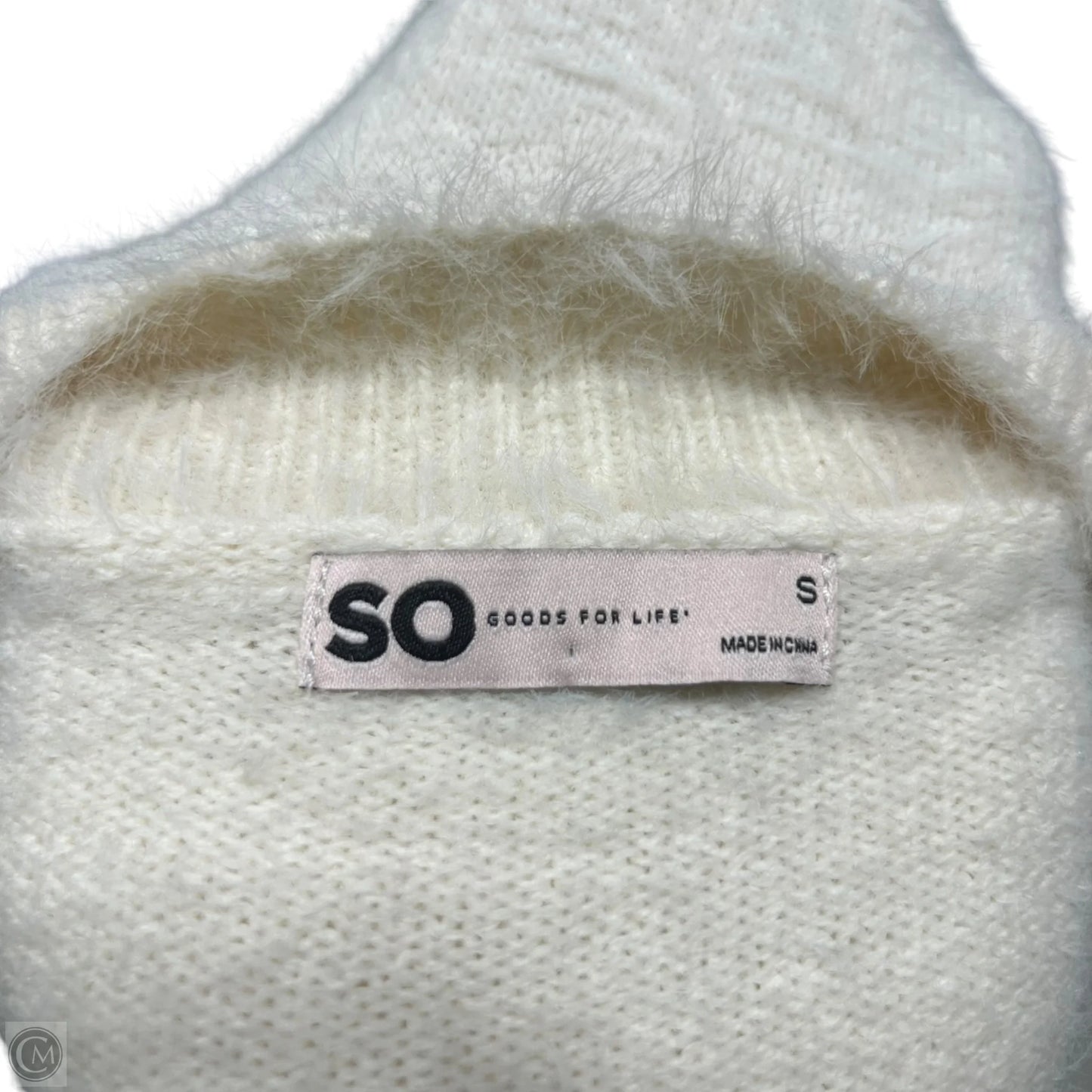 Sweater By So In Cream, Size: S