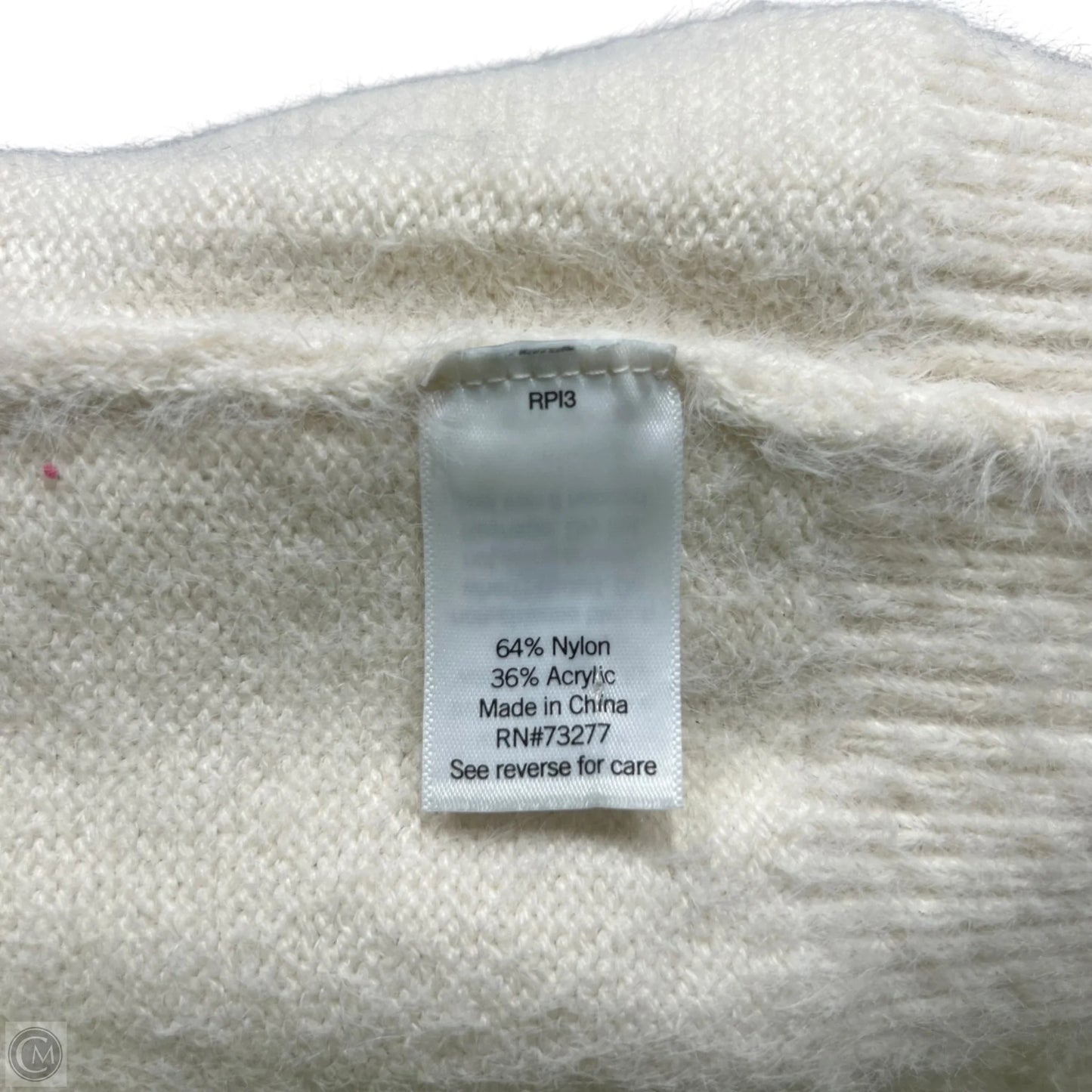 Sweater By So In Cream, Size: S