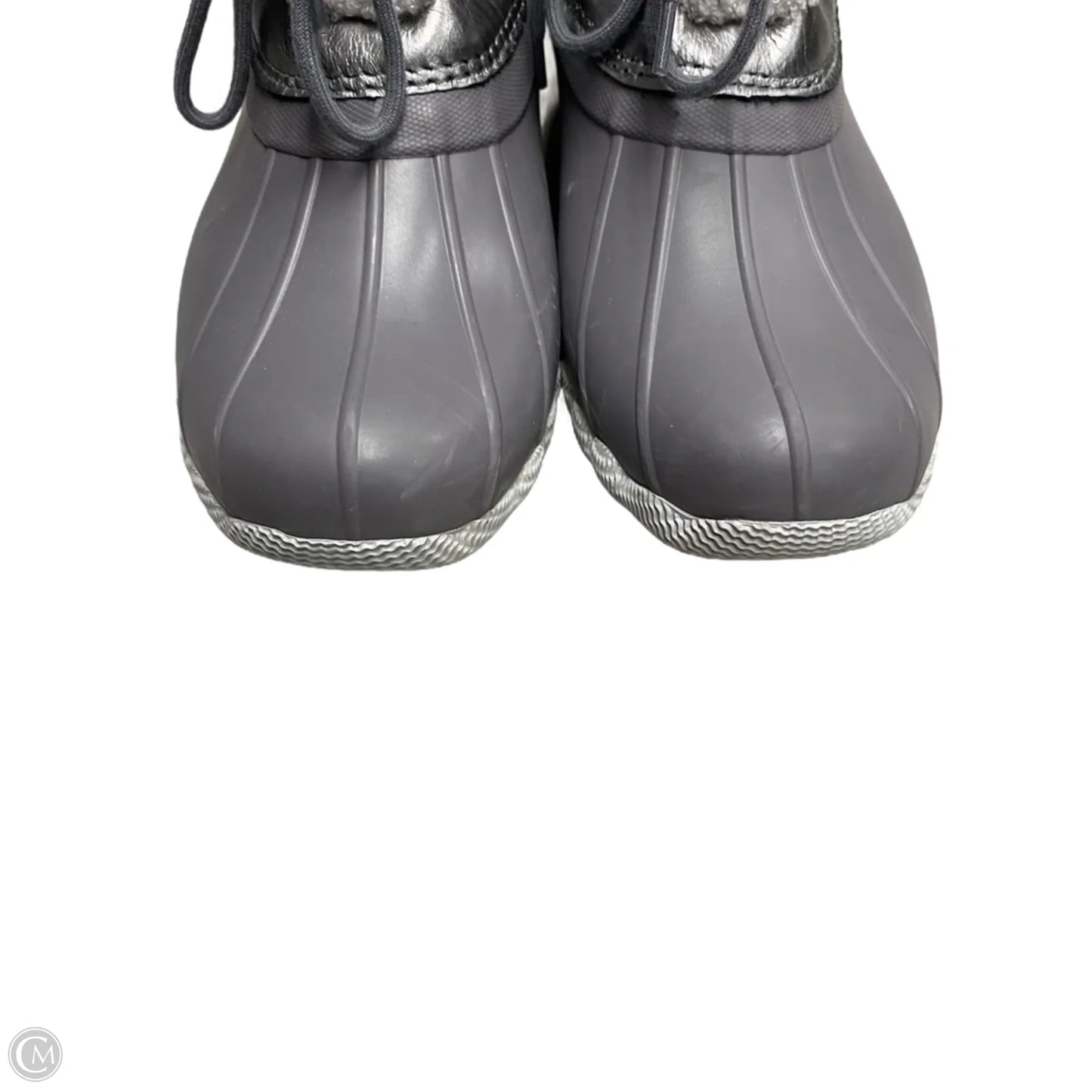 Boots Rain By Sperry In Grey & Silver, Size: 8