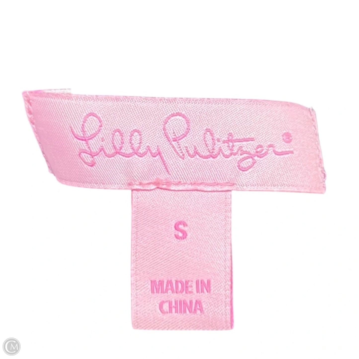 Tank Top Designer By Lilly Pulitzer In Blue & Gold, Size: S