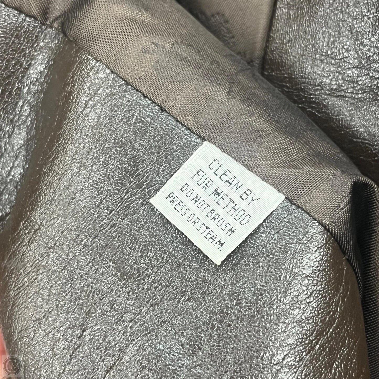 Coat Faux Fur & Sherpa By Hillmoor In Black & Brown, Size: L