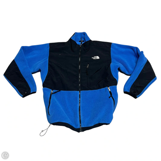 Jacket Faux Fur & Sherpa By The North Face In Black & Blue, Size: L