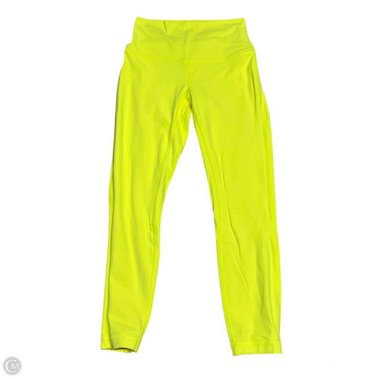 Athletic Leggings By Lululemon In Green, Size: 6