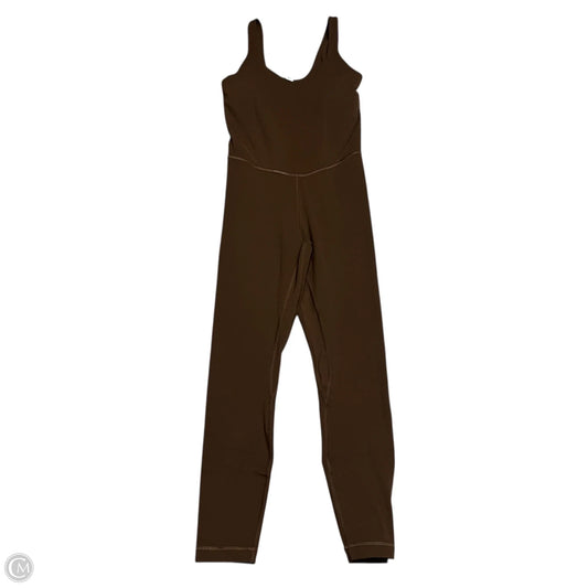 Athletic Jumpsuit By Lululemon In Brown, Size: S