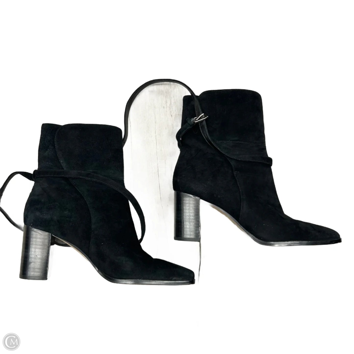 Boots Ankle Heels By Ann Taylor In Black, Size: 7