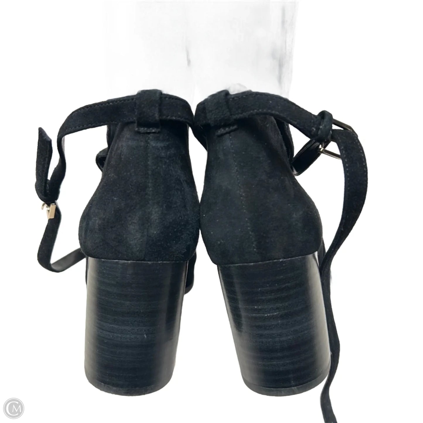 Boots Ankle Heels By Ann Taylor In Black, Size: 7