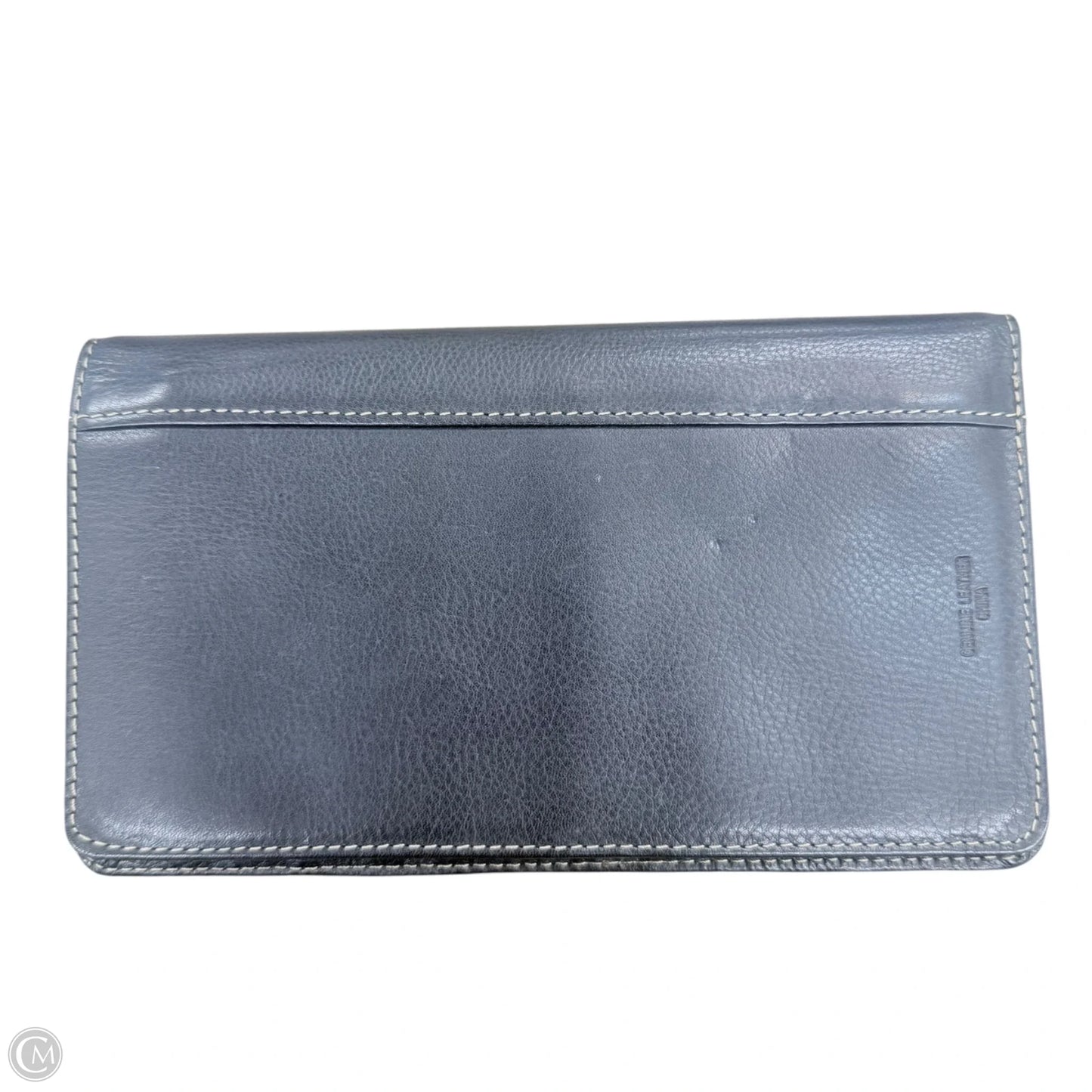 Wallet Leather By Fossil, Size: Large